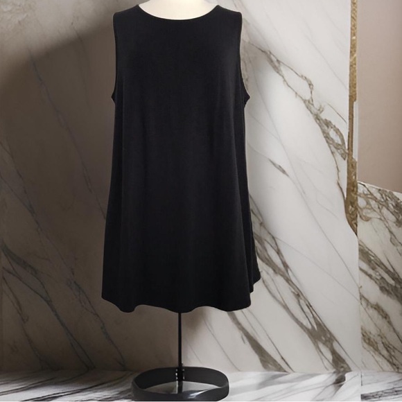 Old Navy Black Sleeveless Swing Dress New With Tags XL - Picture 1 of 6